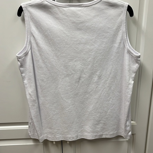 Get Lucky Embroidered Sunflower tank and blouse L - Picture 3 of 8